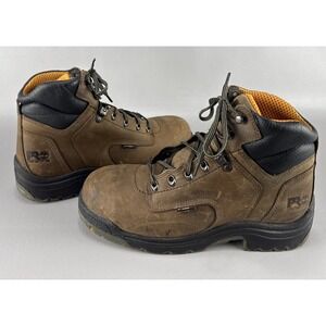 Timberland PRO Titan Mens Size 8 M Brown Alloy Toe EH 6 Inch Work Hiking Casual